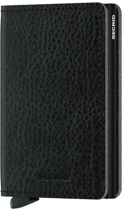Slim Wallet | Veg Black