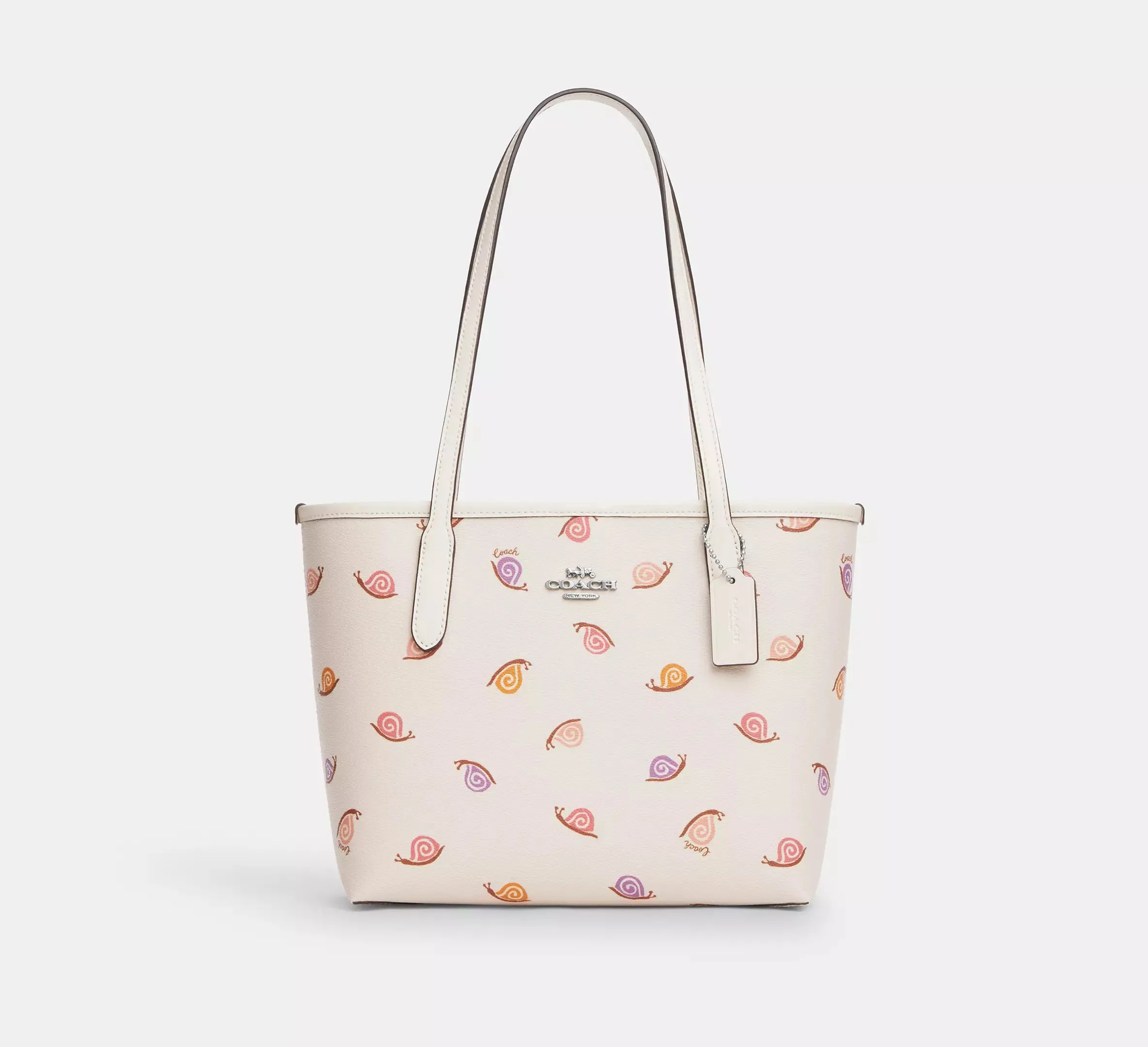 Small City Tote With Snail Print