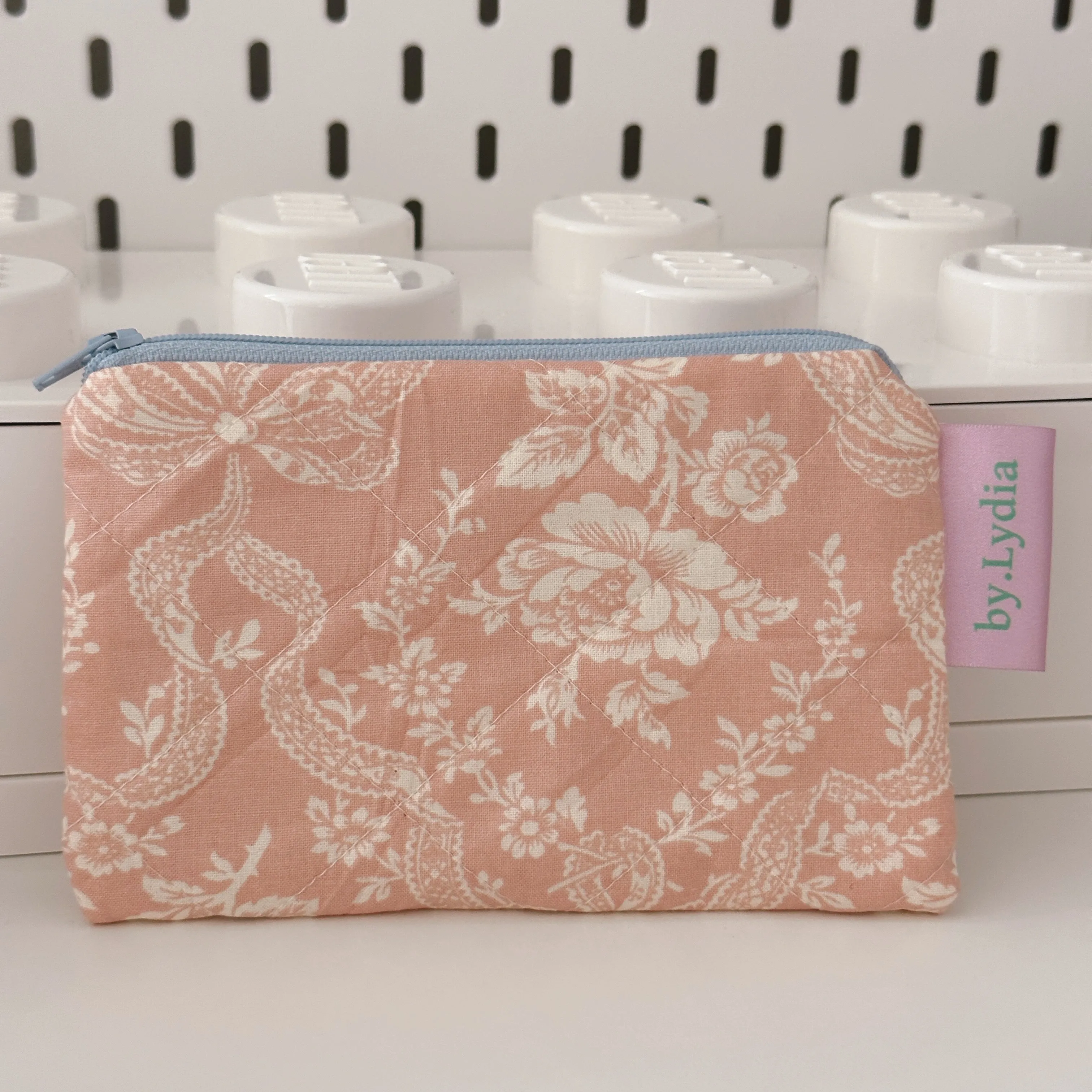 Small Flat Pouch - Vintage Rose