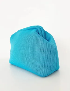 Soft Blue Clutch Bag
