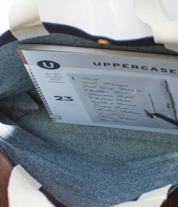 Sparrows – Denim Tote Bag