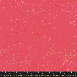 Speckled, Strawberry Metallic - fat quarter