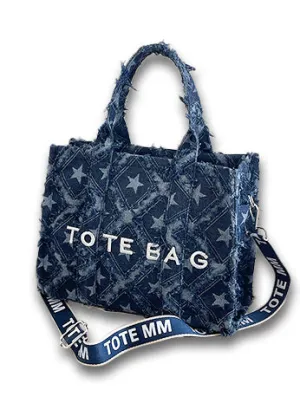 STAR DENIM TOTE(MMA1042) <Bundle>