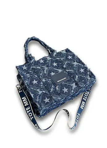 STAR DENIM TOTE(MMA1042) <Bundle>