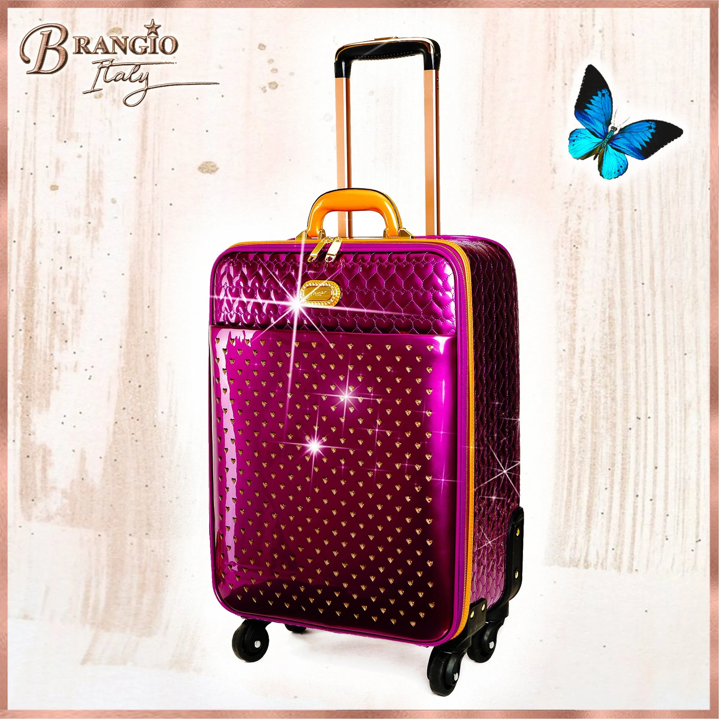 Starz Art Retro Light Weight Highend Spinner Luggage [RZL8899]