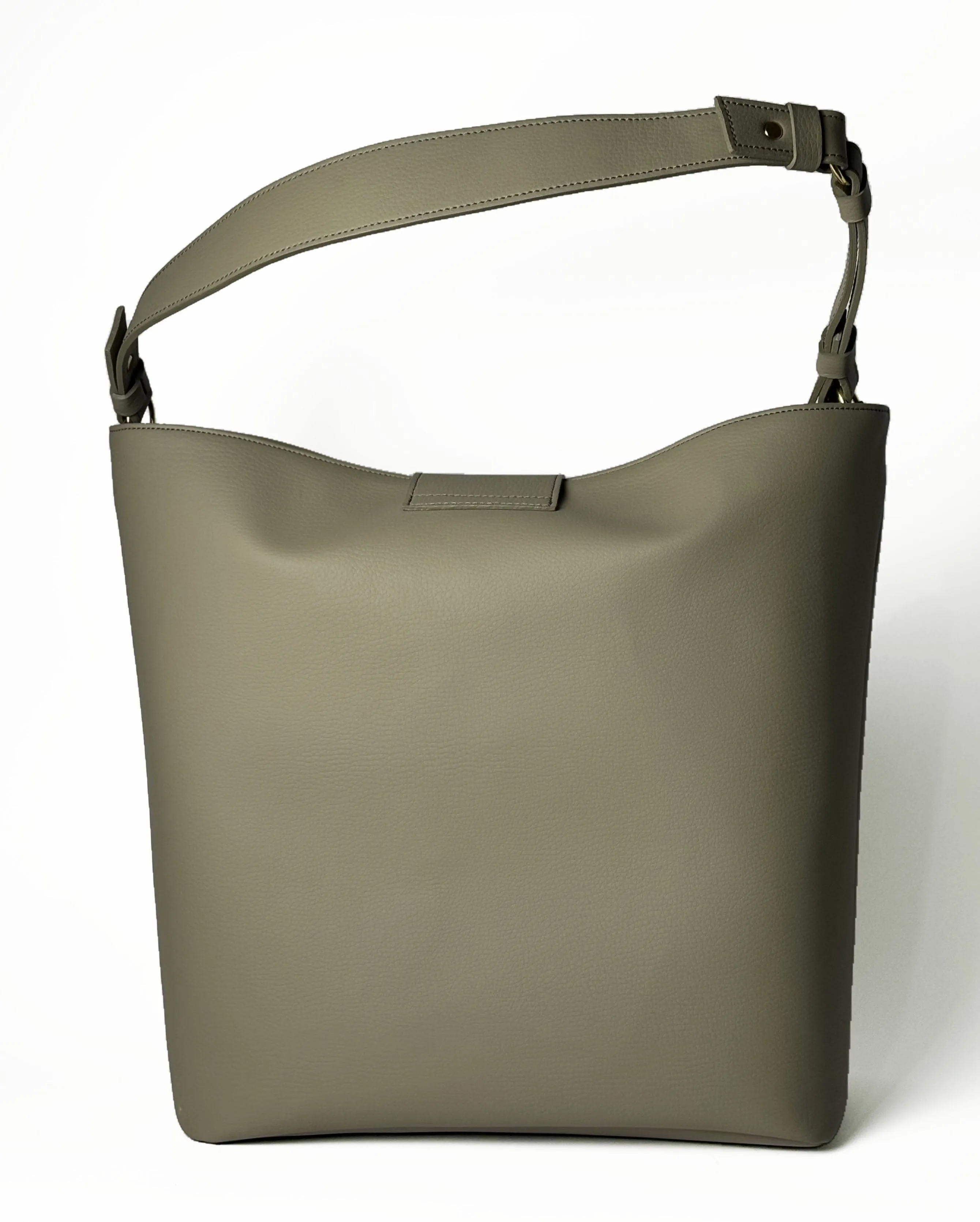 Stella Apple Leather Tote Bag | Pistachio