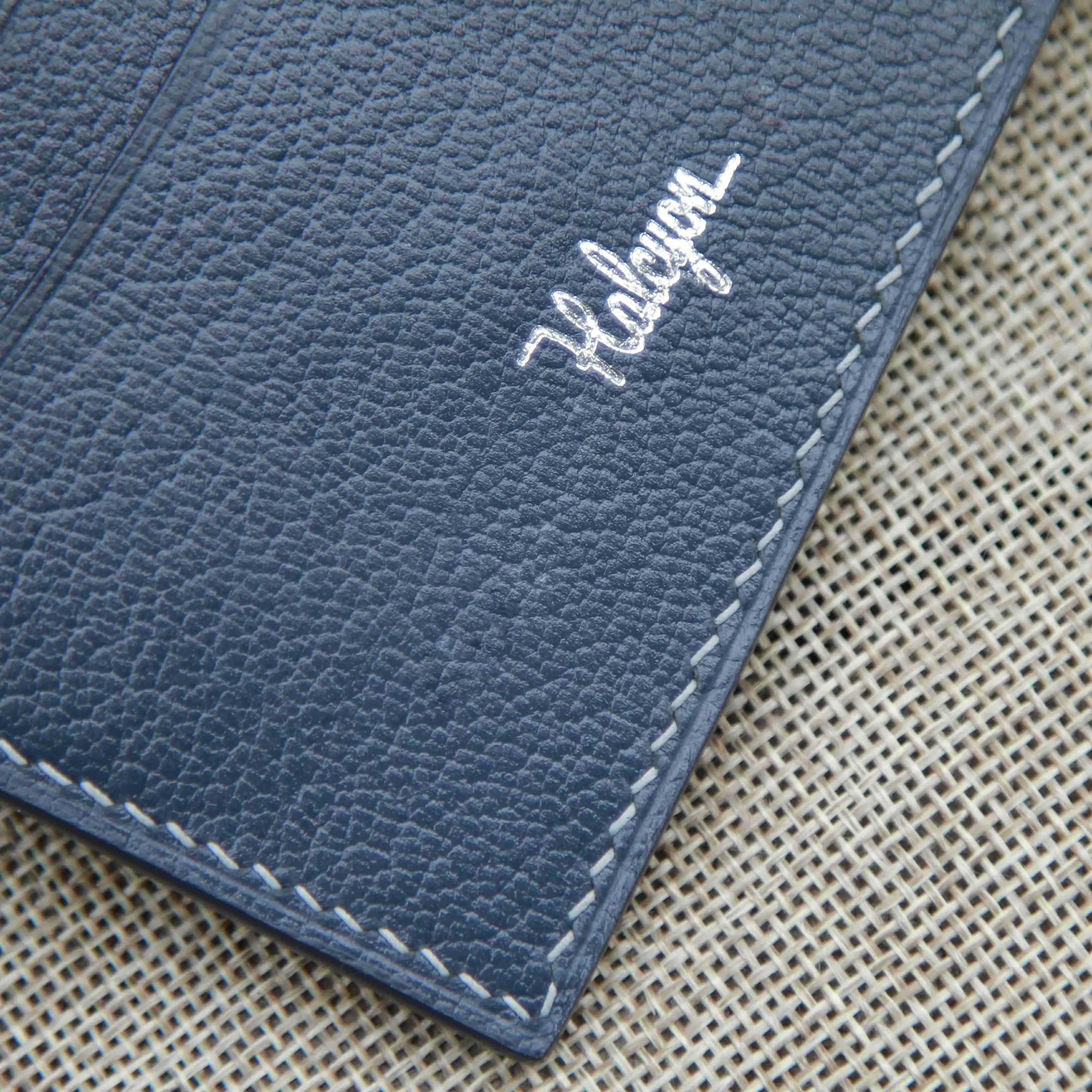 Stingray leather bifold wallet