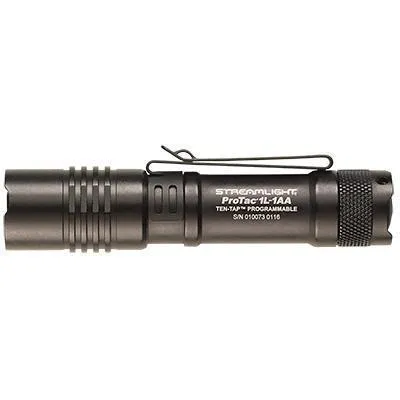 Streamlight ProTac 1L-1AA Dual Fuel 350-Lumen Compact Tactical Flashlight Black