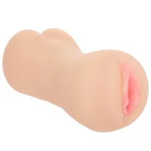 Stroke It Dual Pussy & Ass Stroker in Ivory