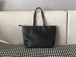 Stylish Womens Brown Leather Tote Bag Shoulder Tote Bag Brown Tote Purse For Women