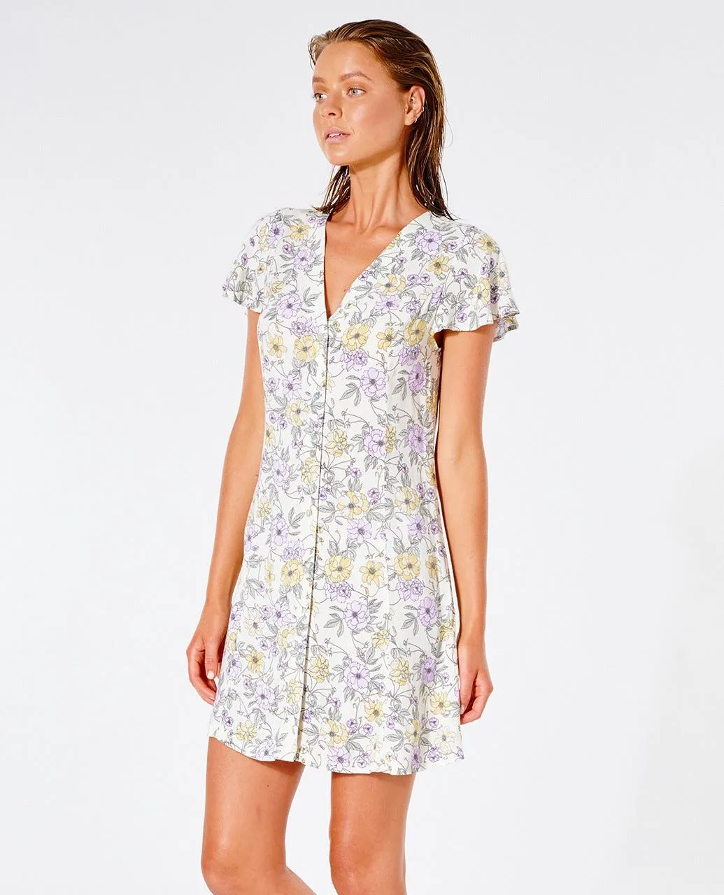 Sunset Haze Button Dress