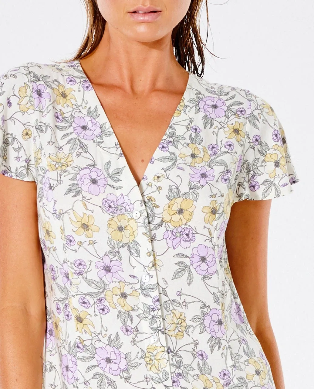 Sunset Haze Button Dress