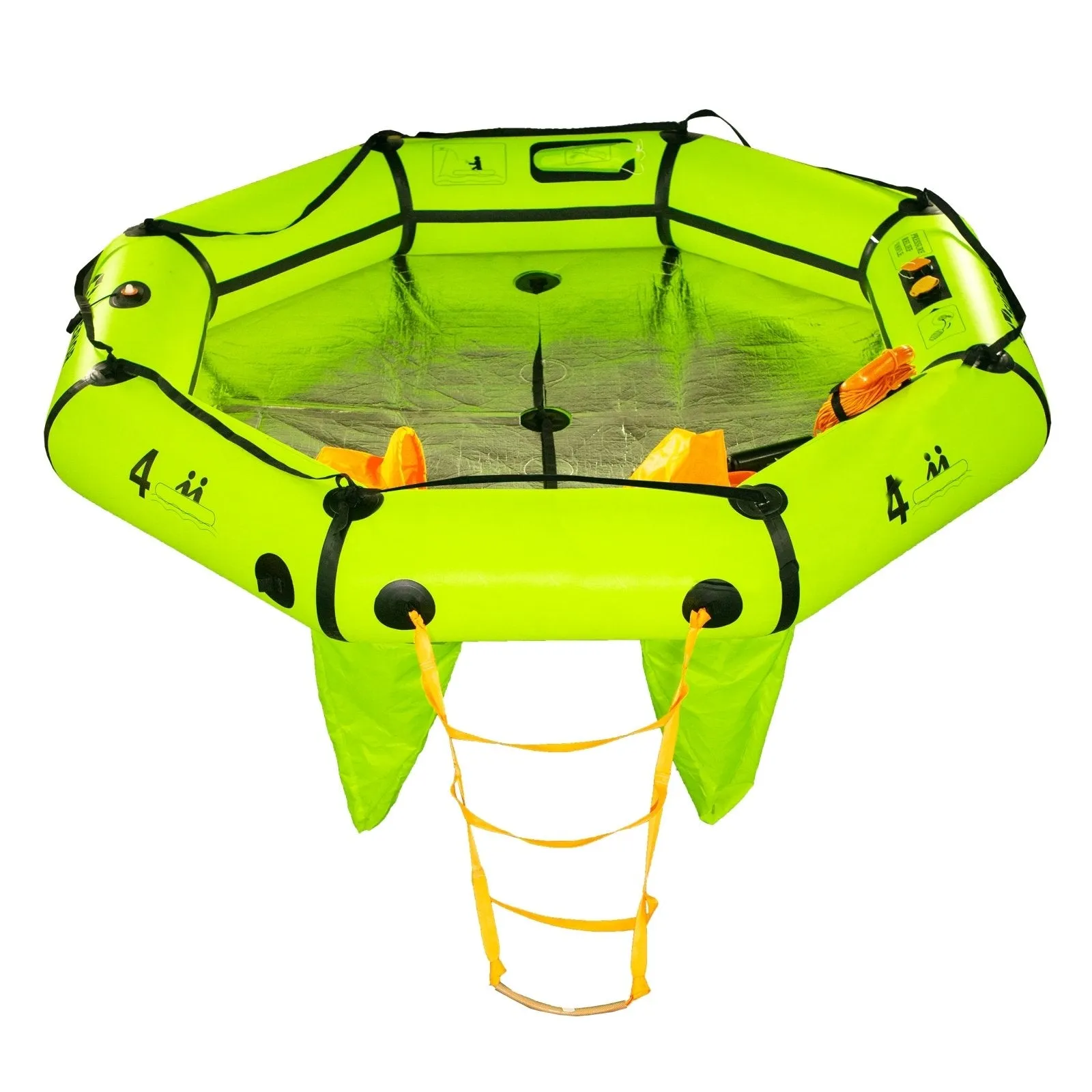 Superior HALO Compact Life Raft, 2-8 Person
