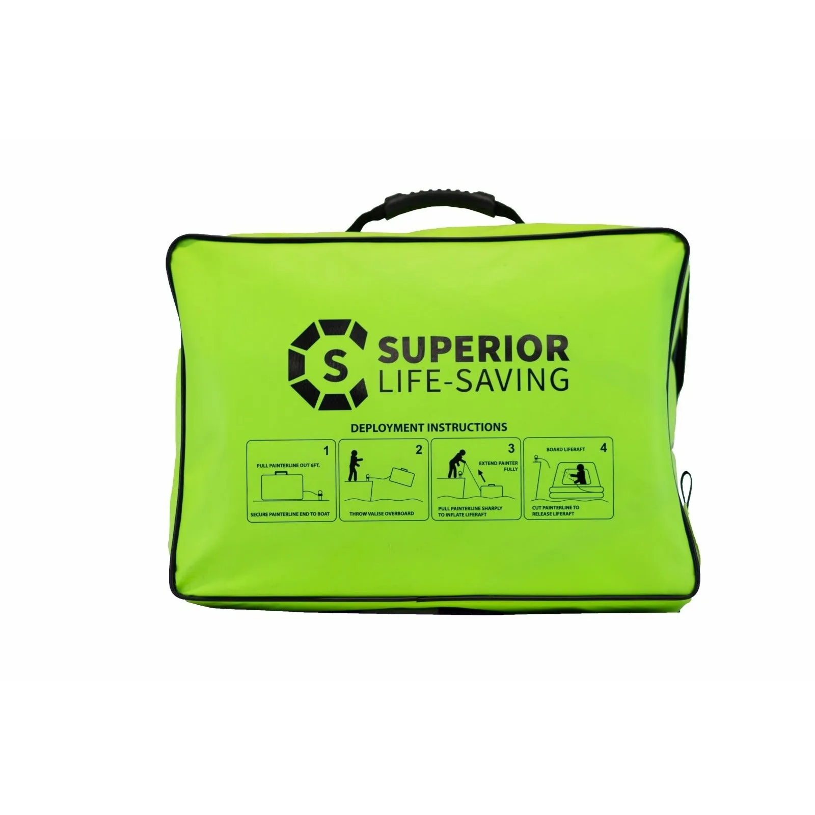 Superior HALO Compact Life Raft, 2-8 Person