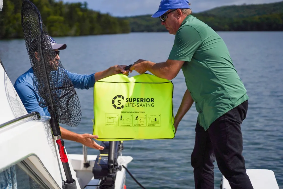 Superior HALO Compact Life Raft, 2-8 Person