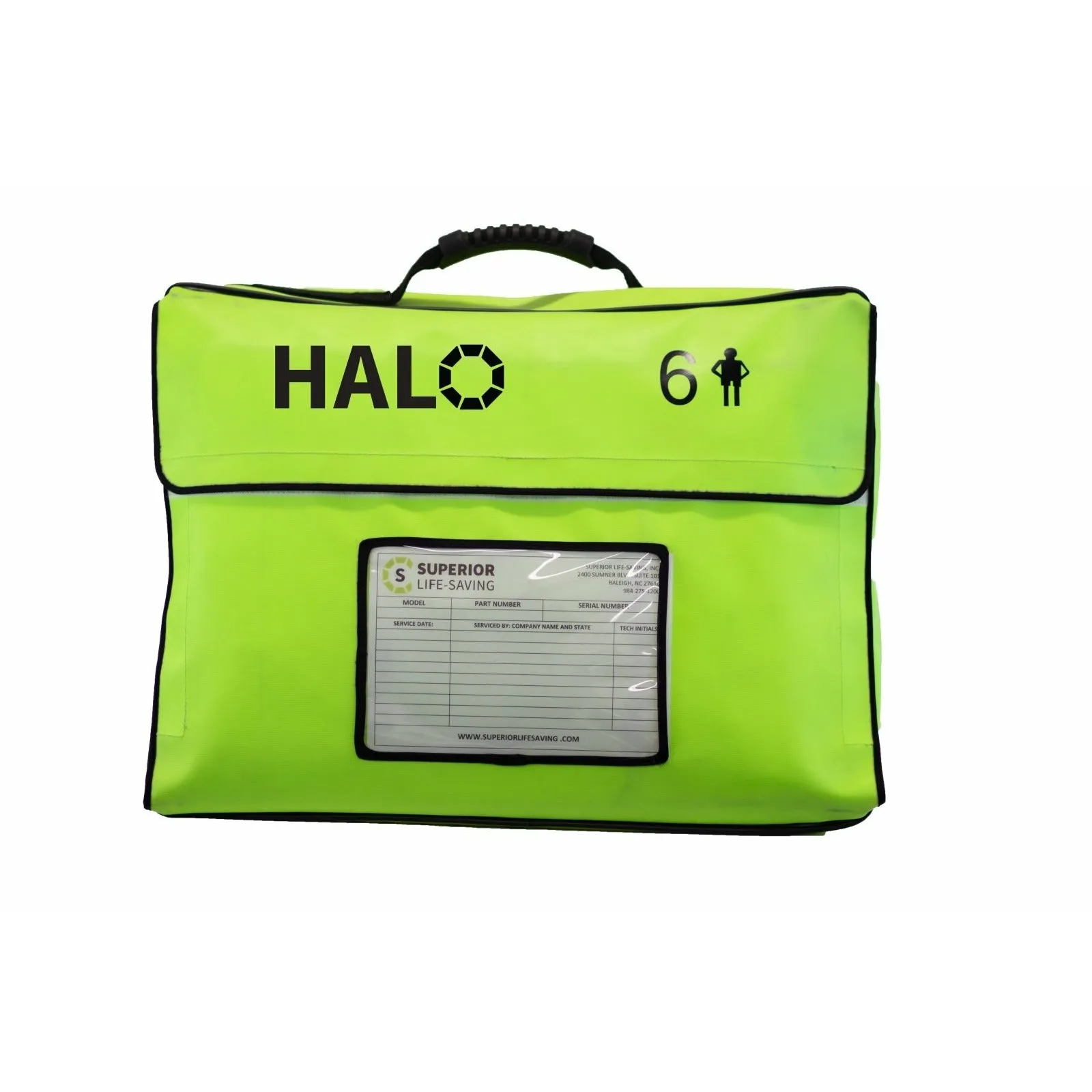 Superior HALO Compact Life Raft, 2-8 Person