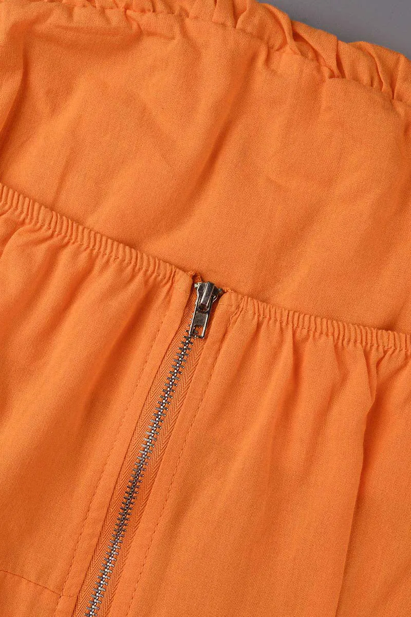 Sweet Elegant Solid Fold Zipper Off the Shoulder A Line Dresses
