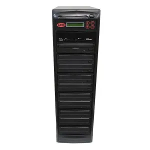 Systor Multi Media Center - Flash Memory Drive (USB/SD/CF/MS/MMC) to Disc Backup   1 to 9 SATA Blu-Ray Duplicator