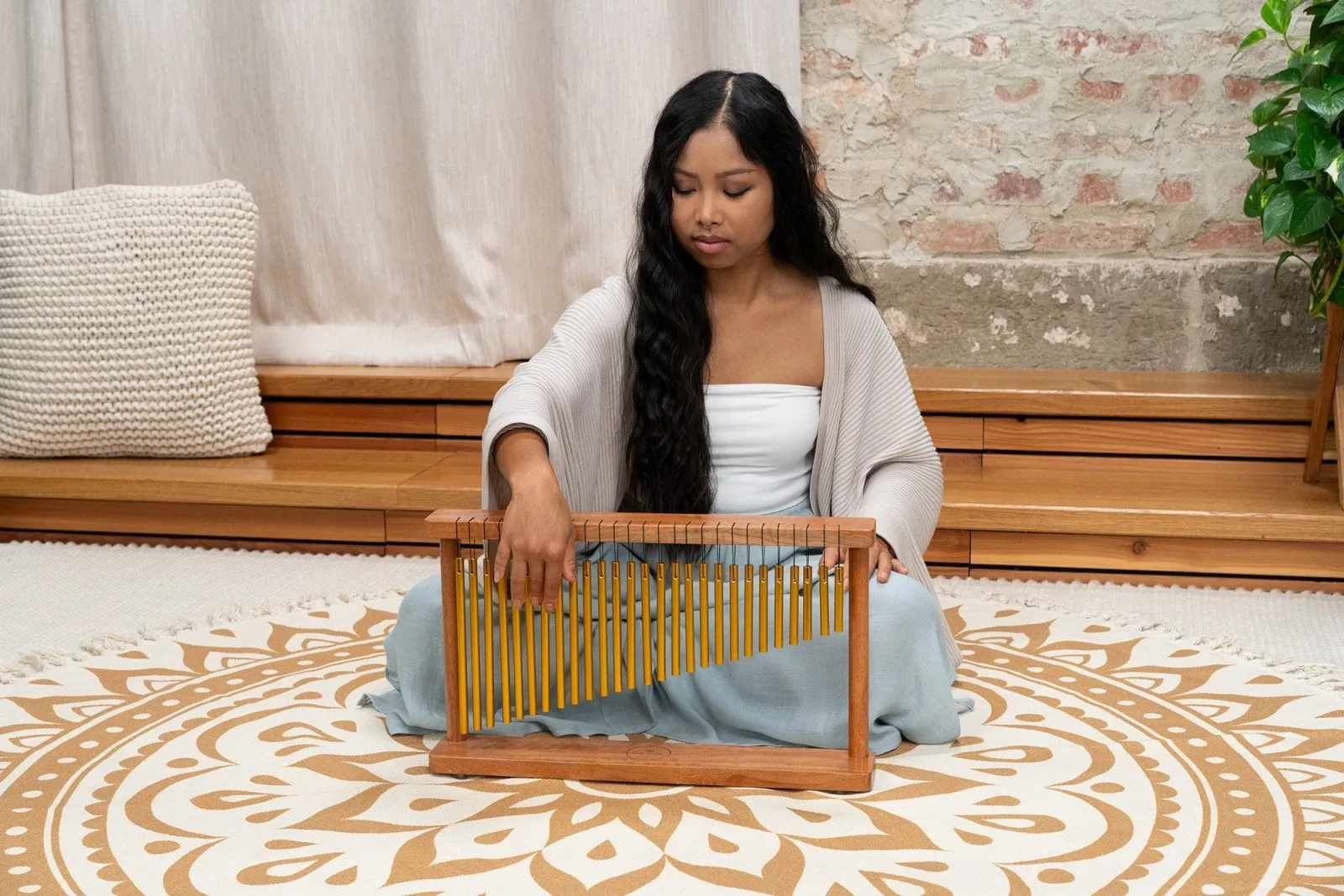 Table Golden Pro Chimes 27 Notes for Sound Baths