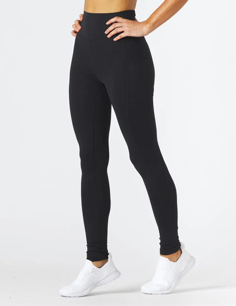 Taper Legging: Black