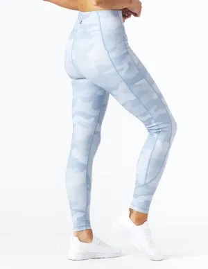 Taper Legging Print: French Blue Camo