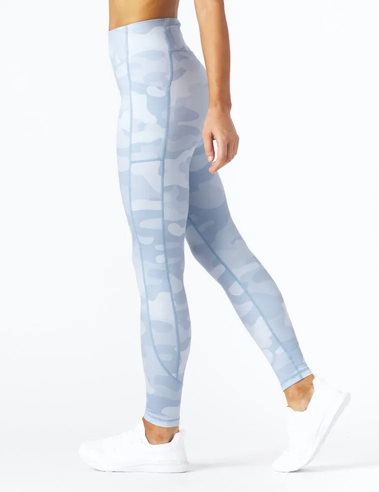 Taper Legging Print: French Blue Camo