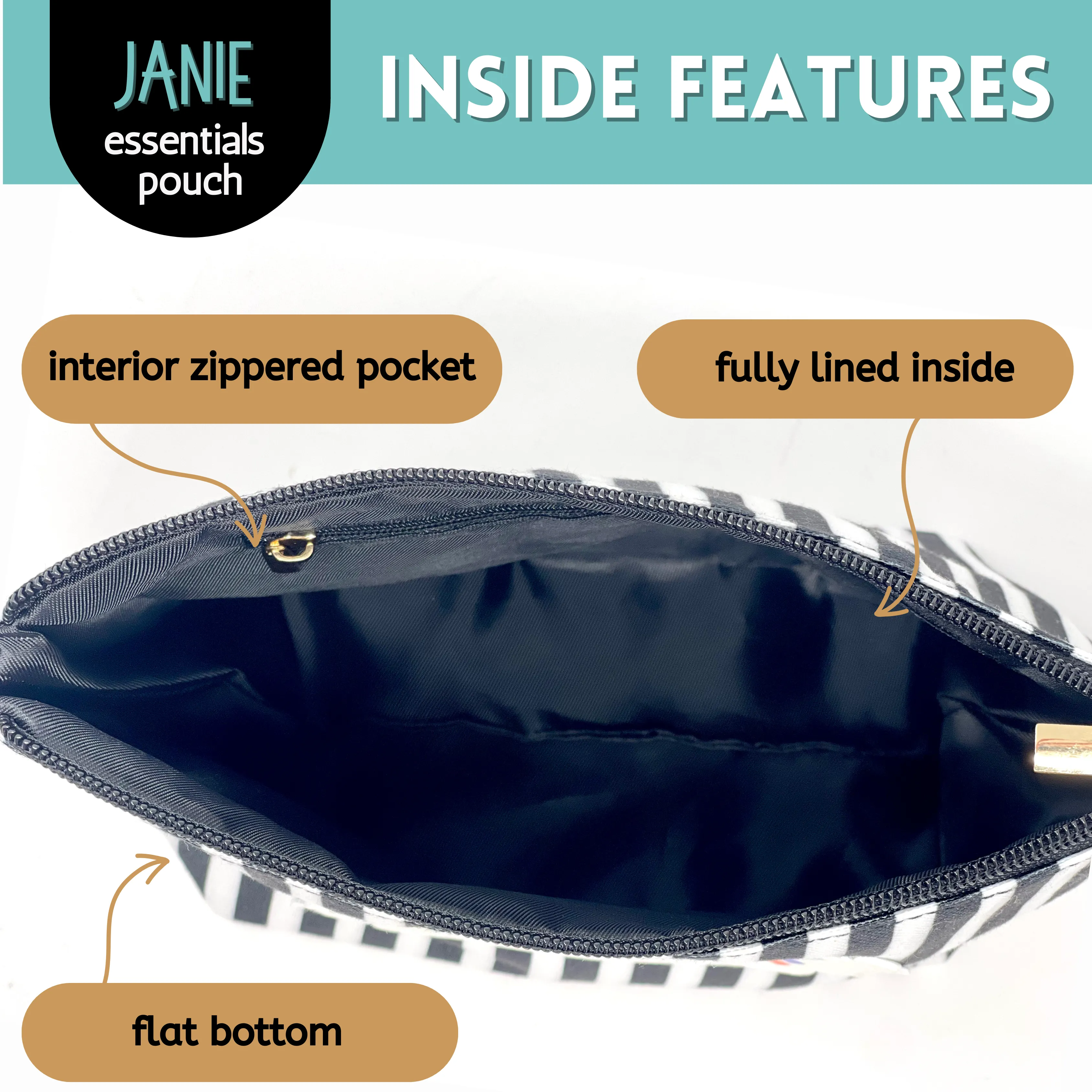Teacher Essentials Janie Zippered Pouch