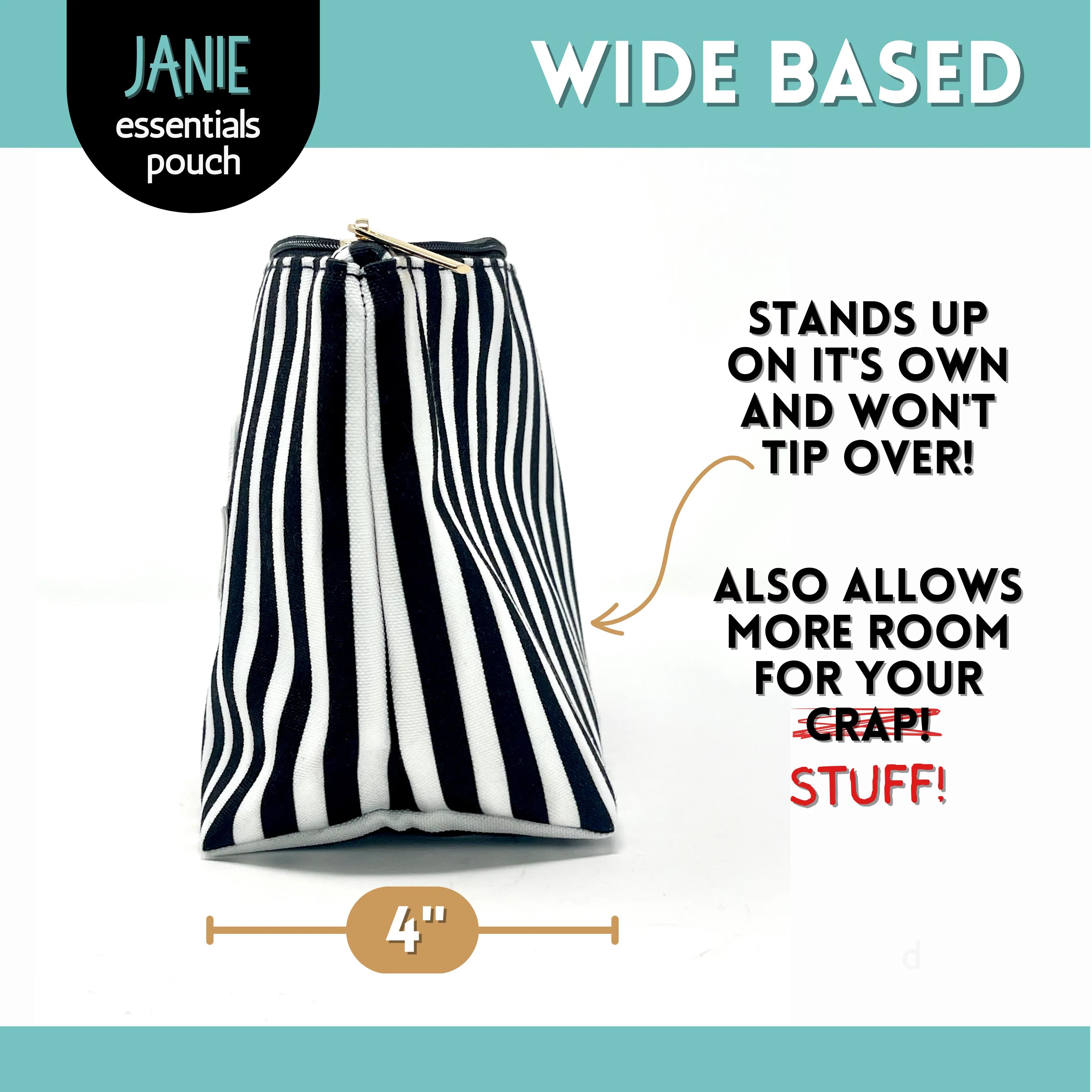 Teacher Essentials Janie Zippered Pouch