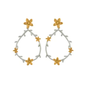 Teardrop Branch Post Earring