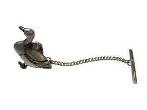 Textured Duck Bird Tie Tack