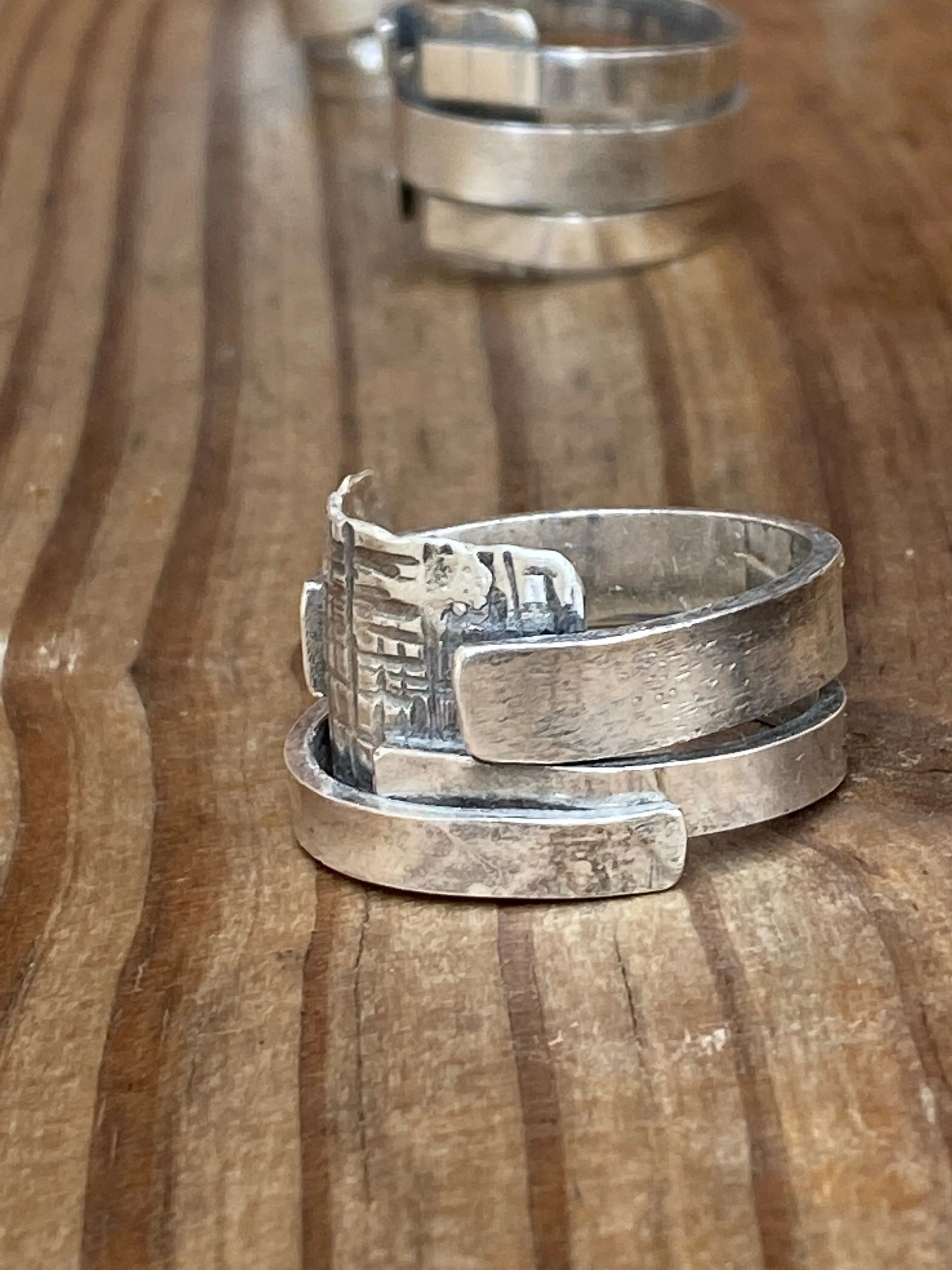 Textured Love Ring 7
