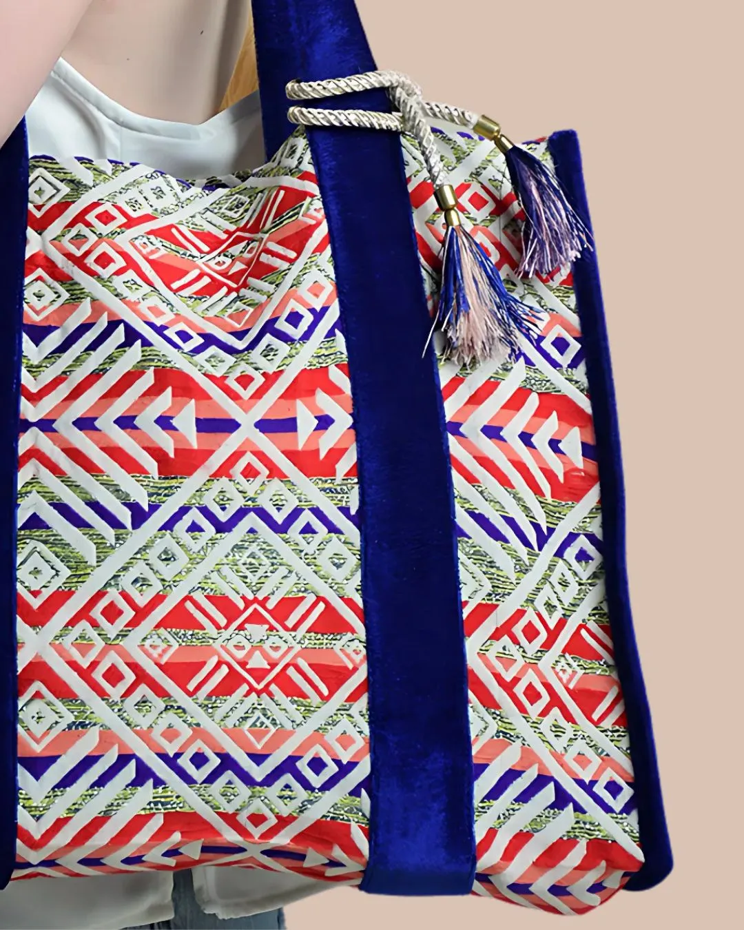 Thalia Pink Tote Bag
