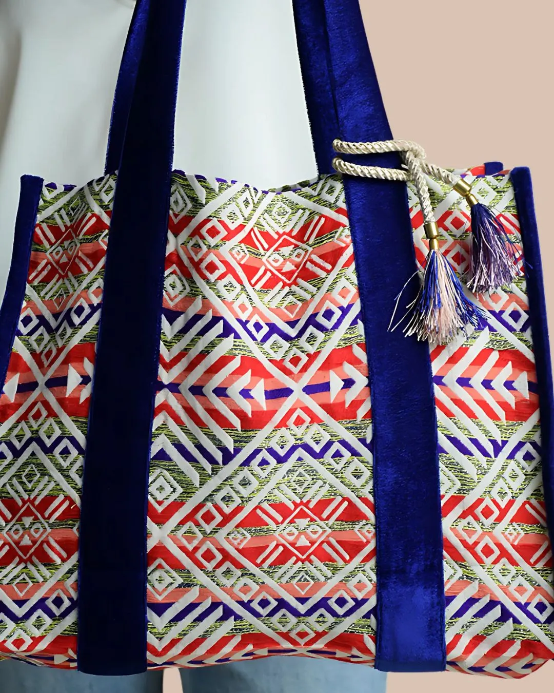 Thalia Pink Tote Bag