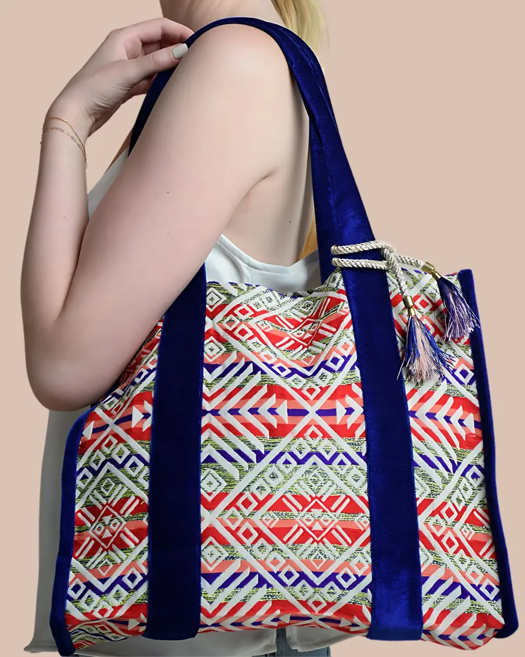 Thalia Pink Tote Bag