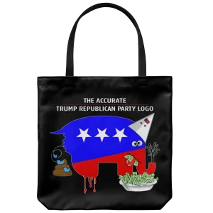 The Accurate Trump Republican Party Logo (Tote Bag)
