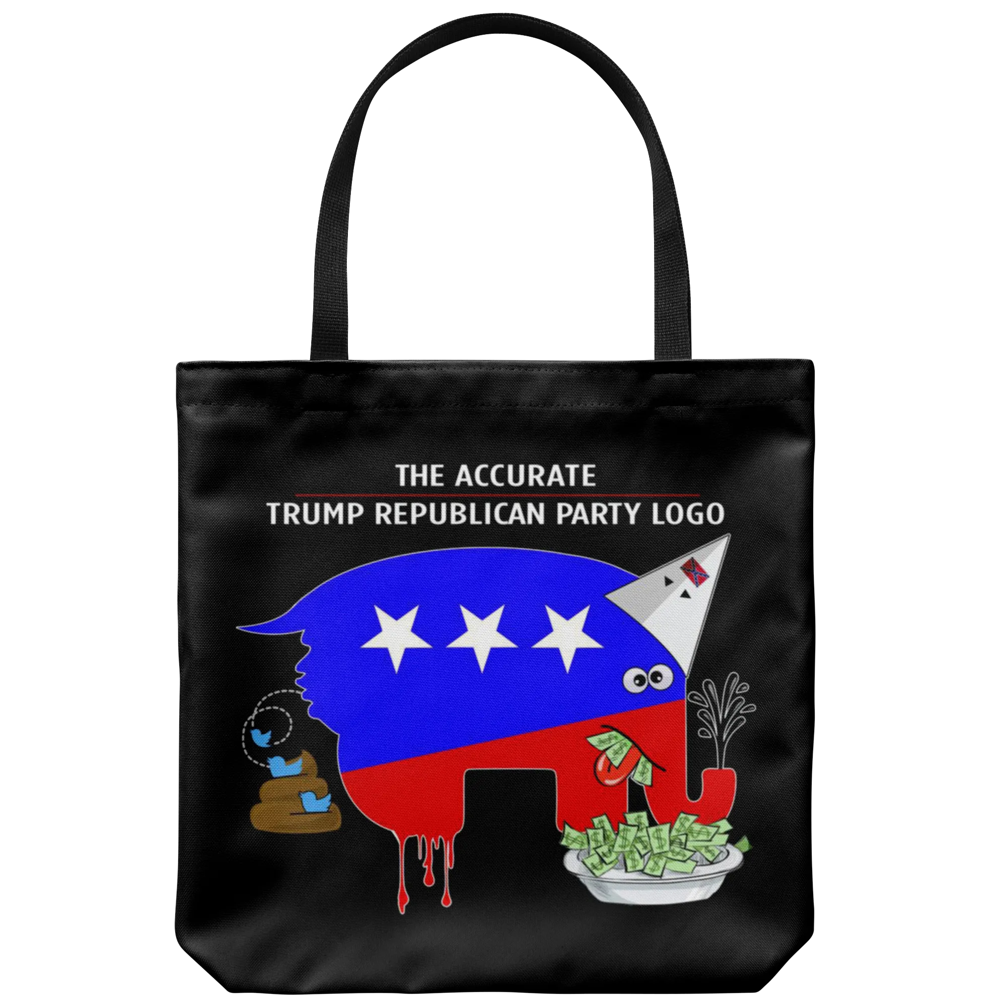 The Accurate Trump Republican Party Logo (Tote Bag)