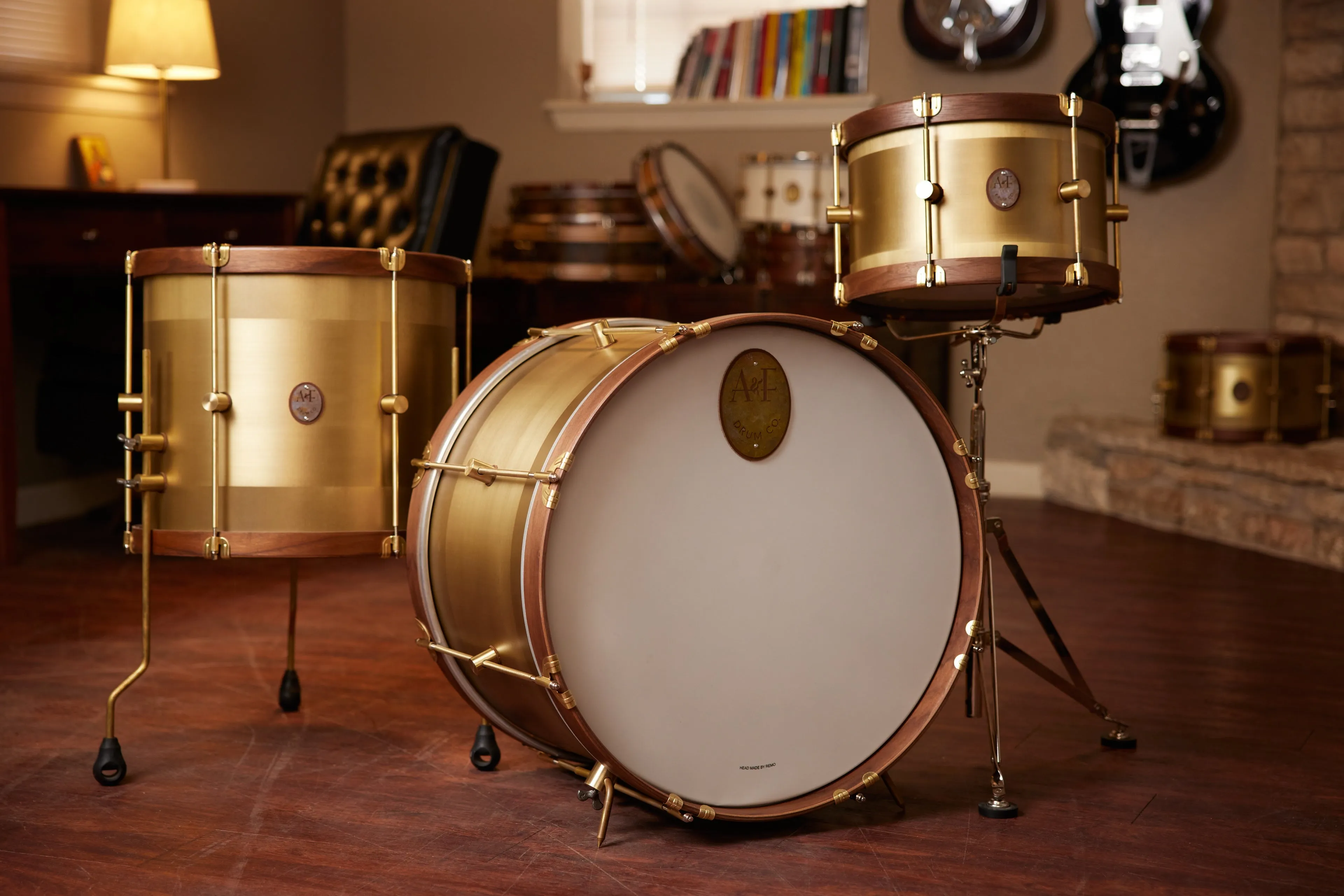 The Royal Two-Tone Brass Snare Drum