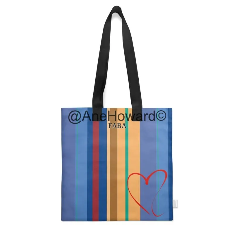 The Tote Love Stripes Organic Cotton