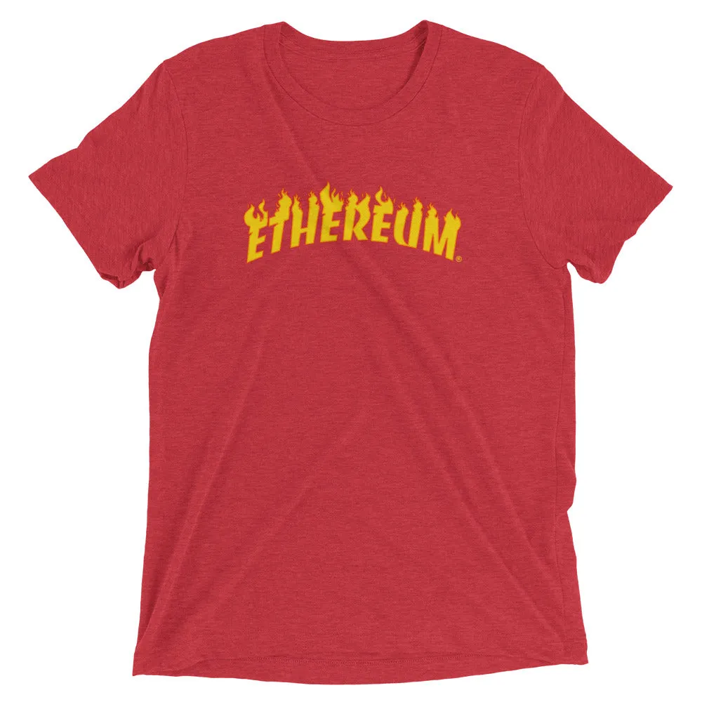 Thrasher Ethereum Parody - Crypto Tee Shirt