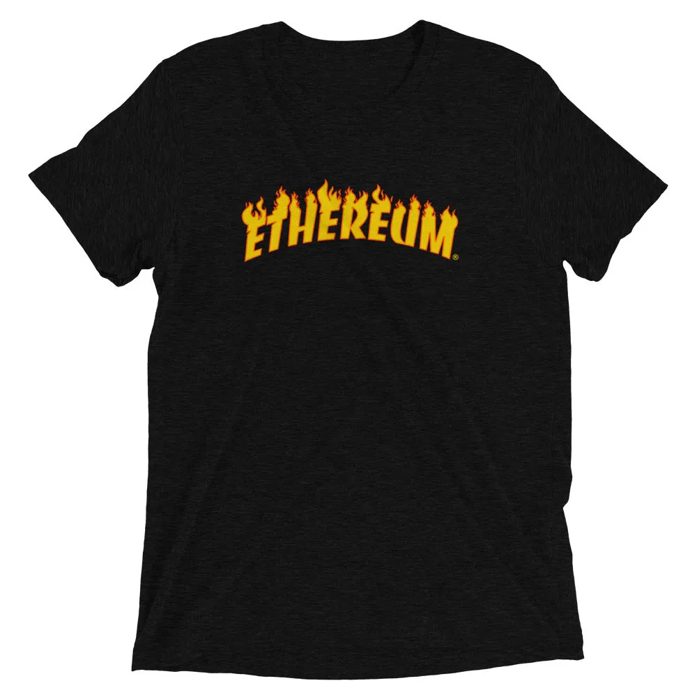 Thrasher Ethereum Parody - Crypto Tee Shirt