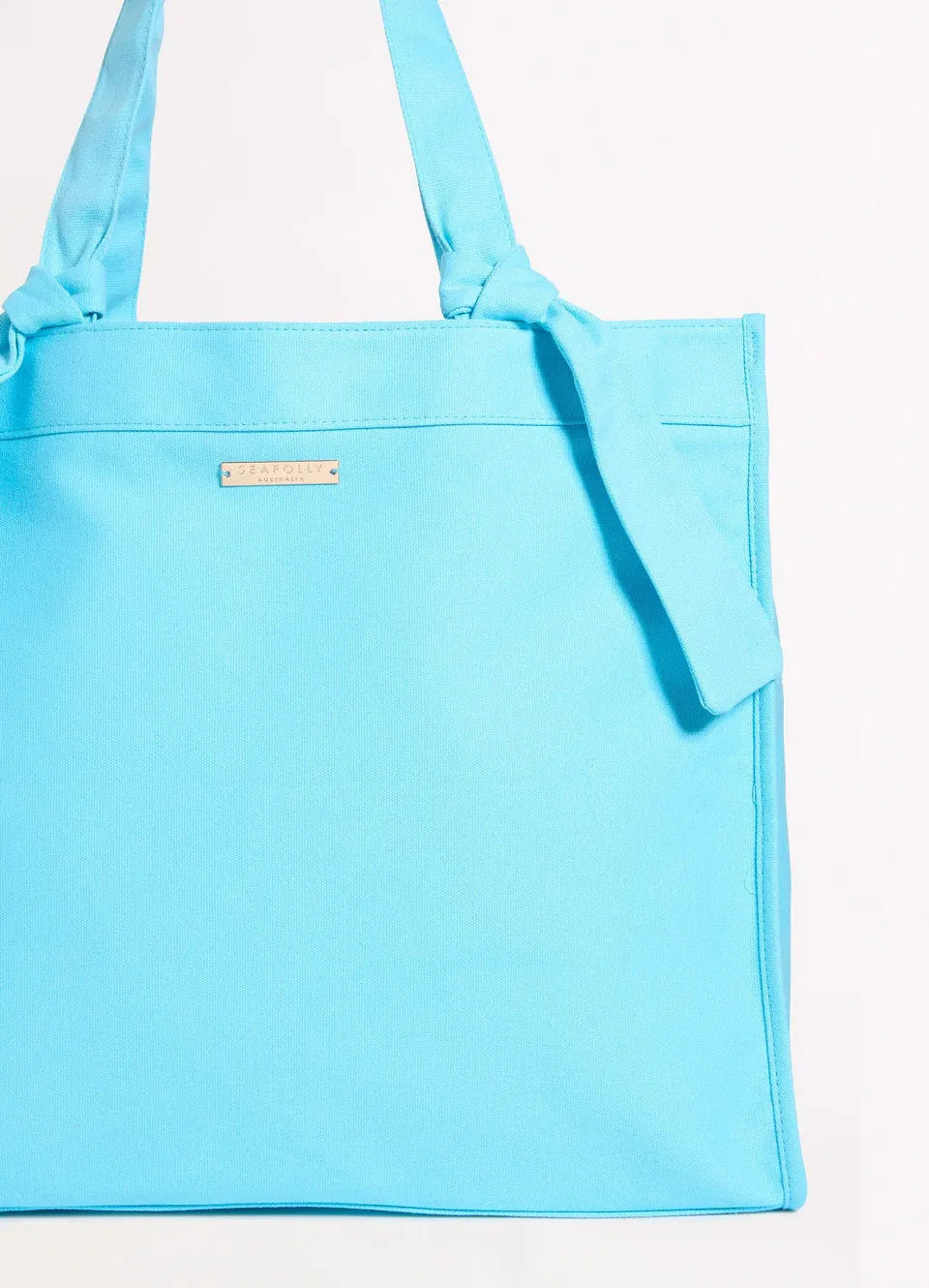 Tie Strap Tote Bag