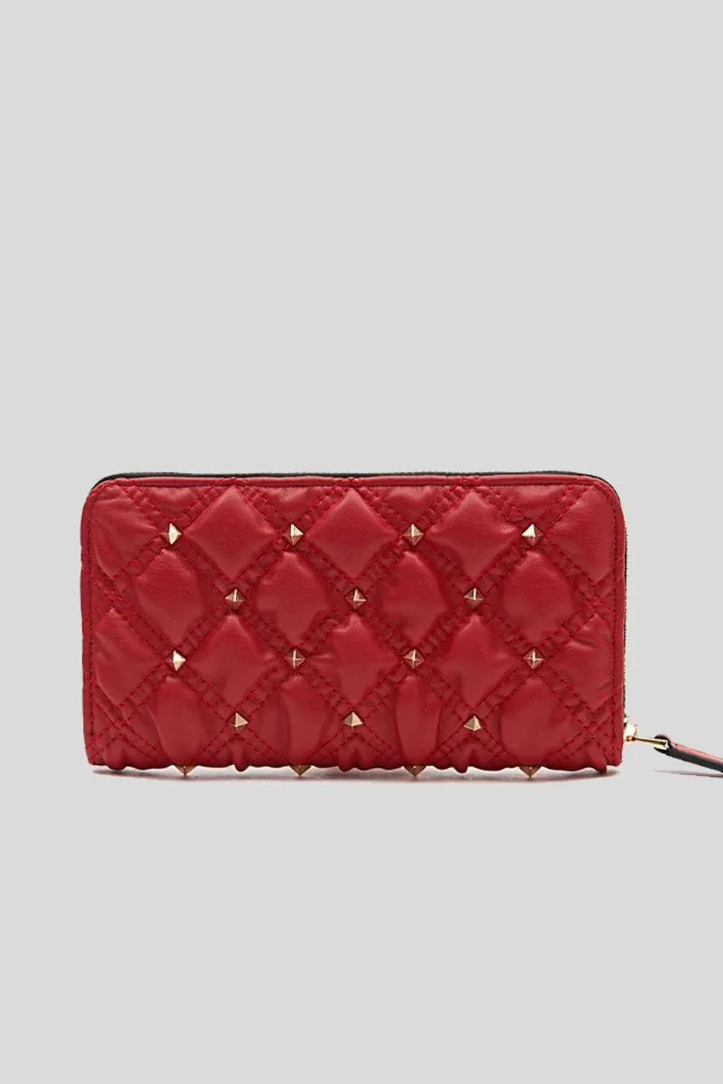 Tinette Big Wallet Synthetic - Red