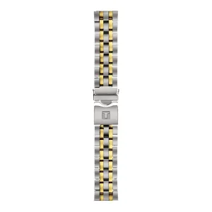 Tissot Stainless Steel Grey/Yellow Watch Bracelet T605043456