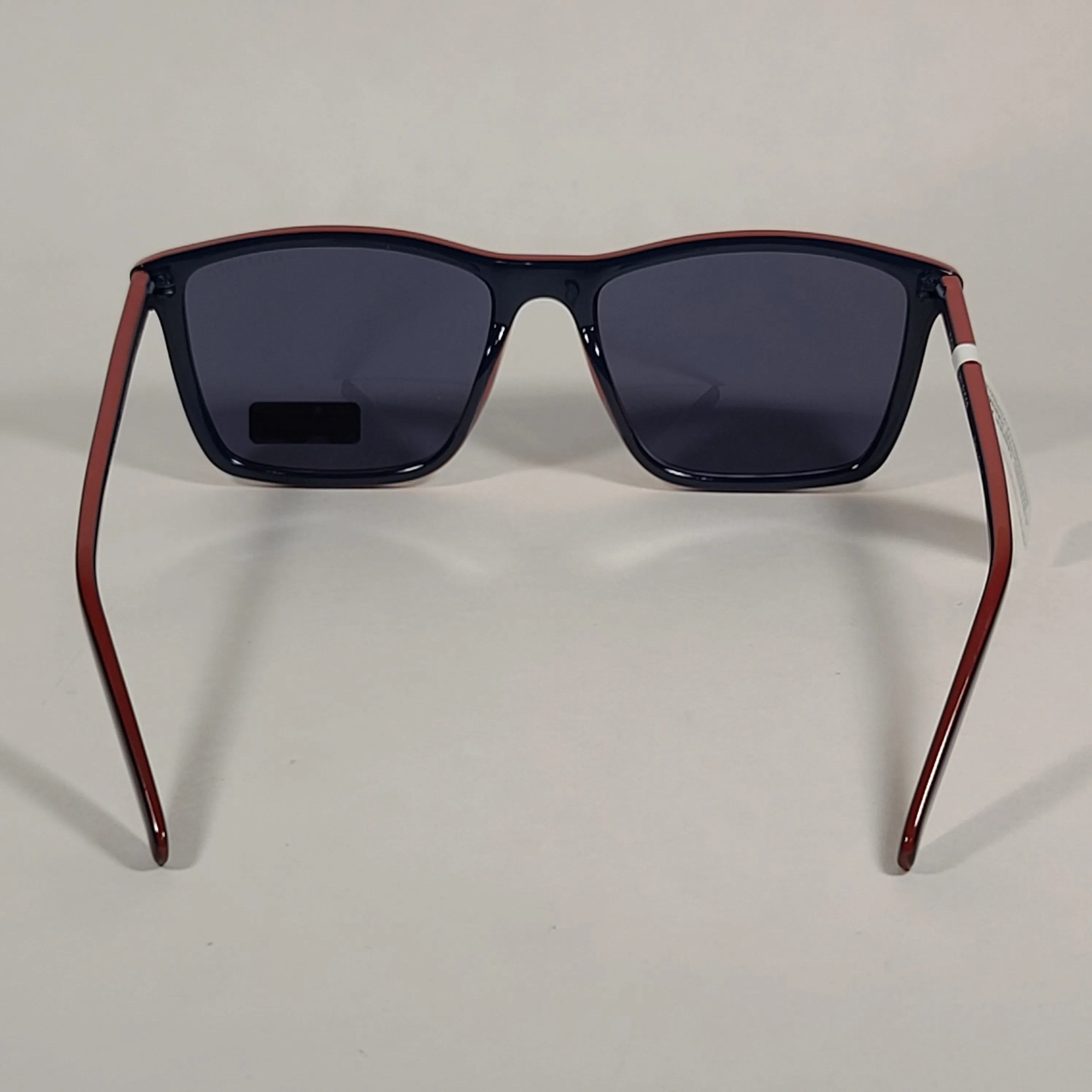 Tommy Hilfiger Rob Square Sunglasses Two Tone Navy Blue Red Gray Lens ROB MP OM517