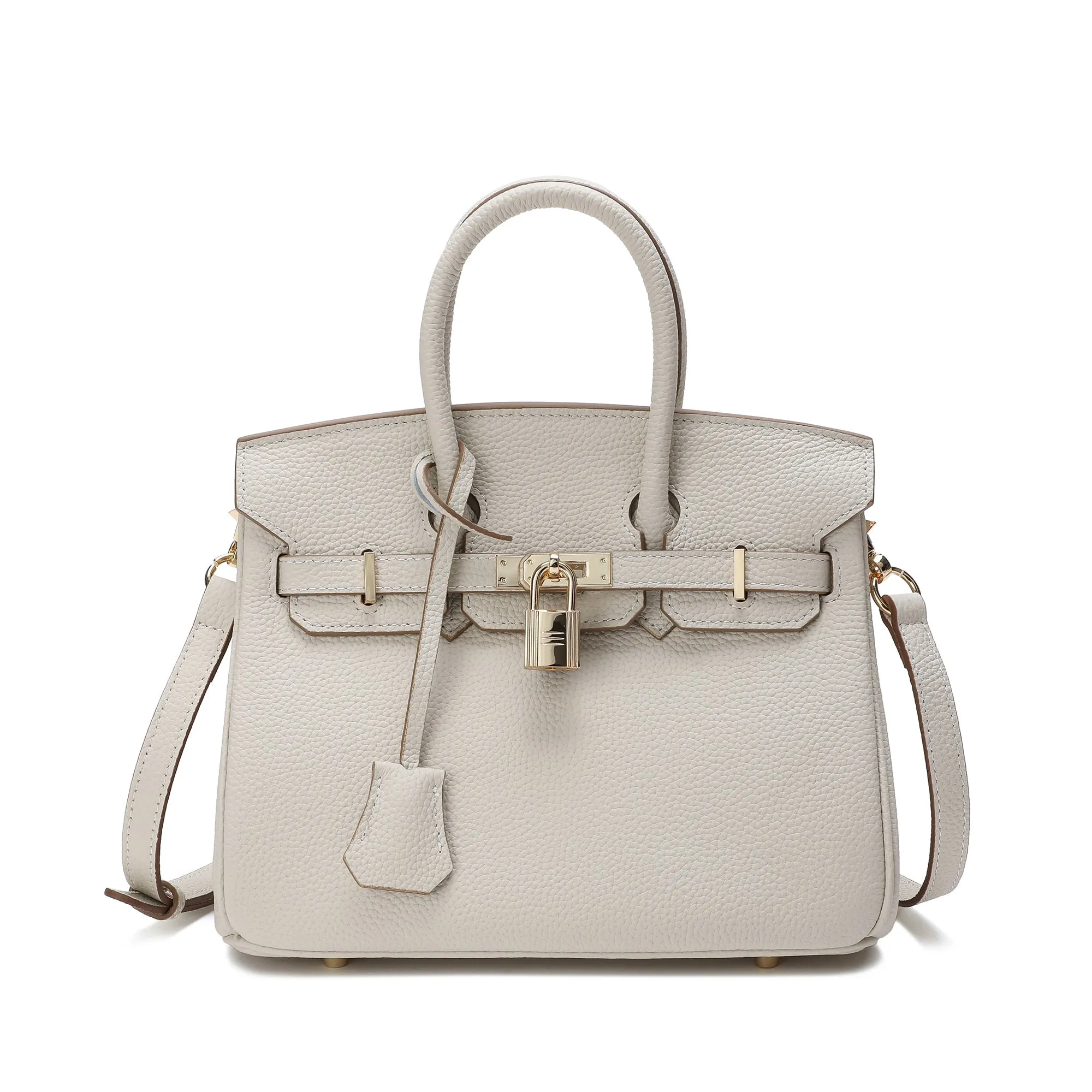 Top-Grain Leather Shoulder Bag