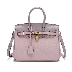 Top-Grain Leather Shoulder Bag