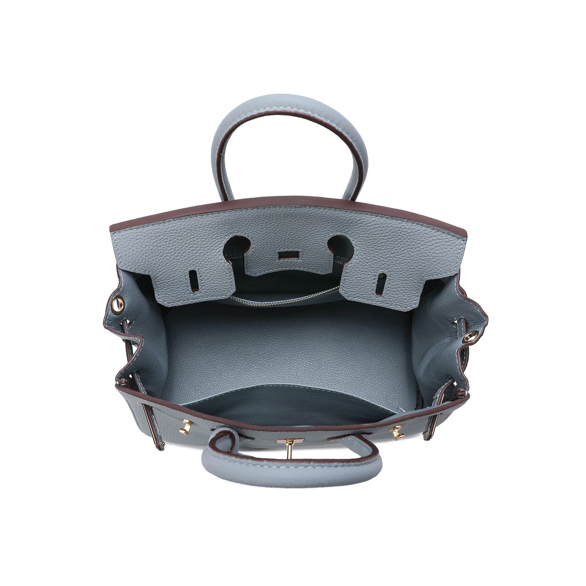 Top-Grain Leather Shoulder Bag