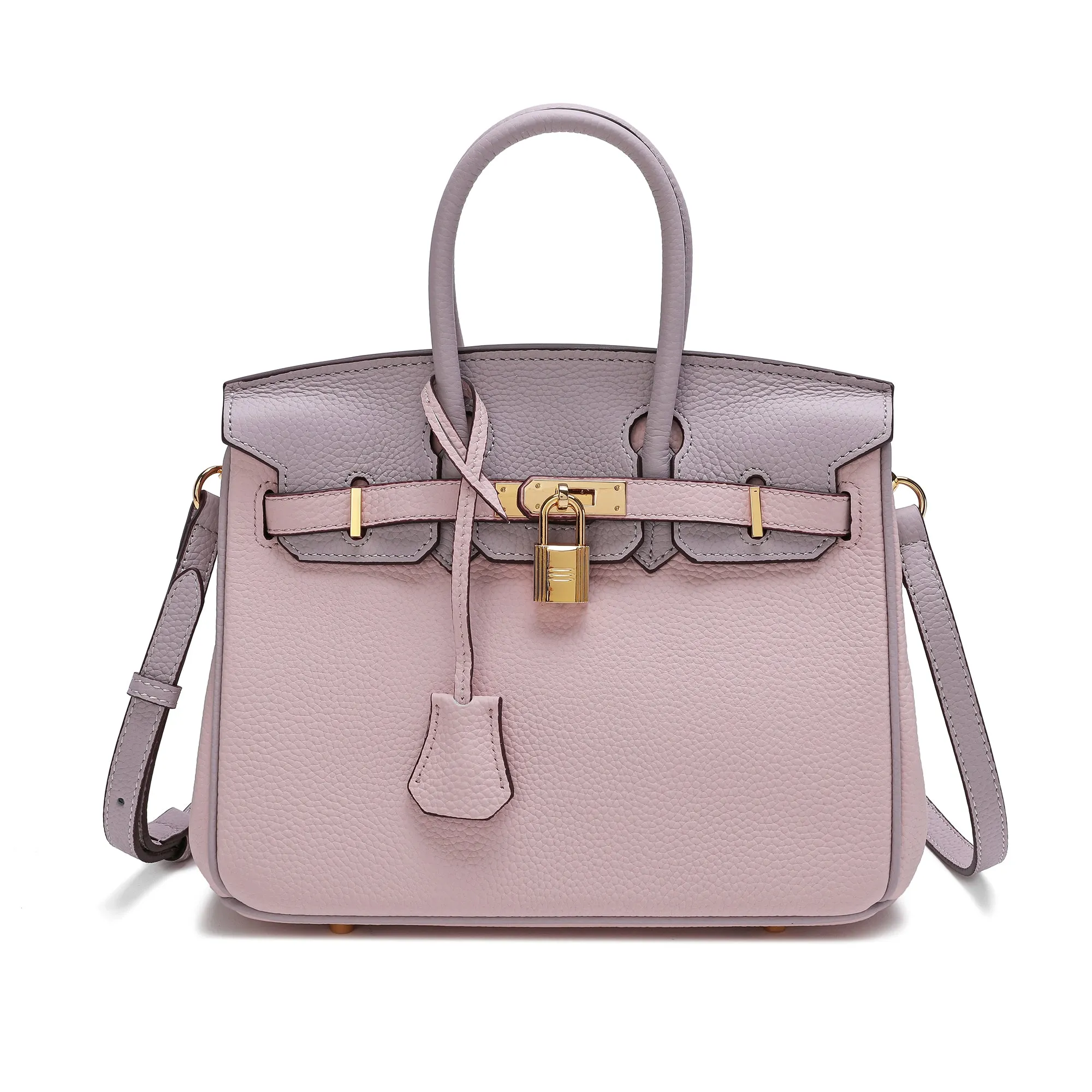 Top-Grain Leather Shoulder Bag