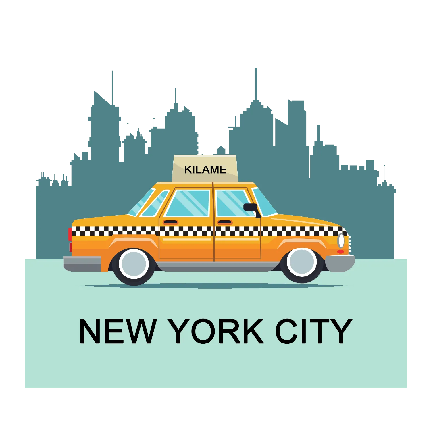 Tote bag 'Kilame Taxi'