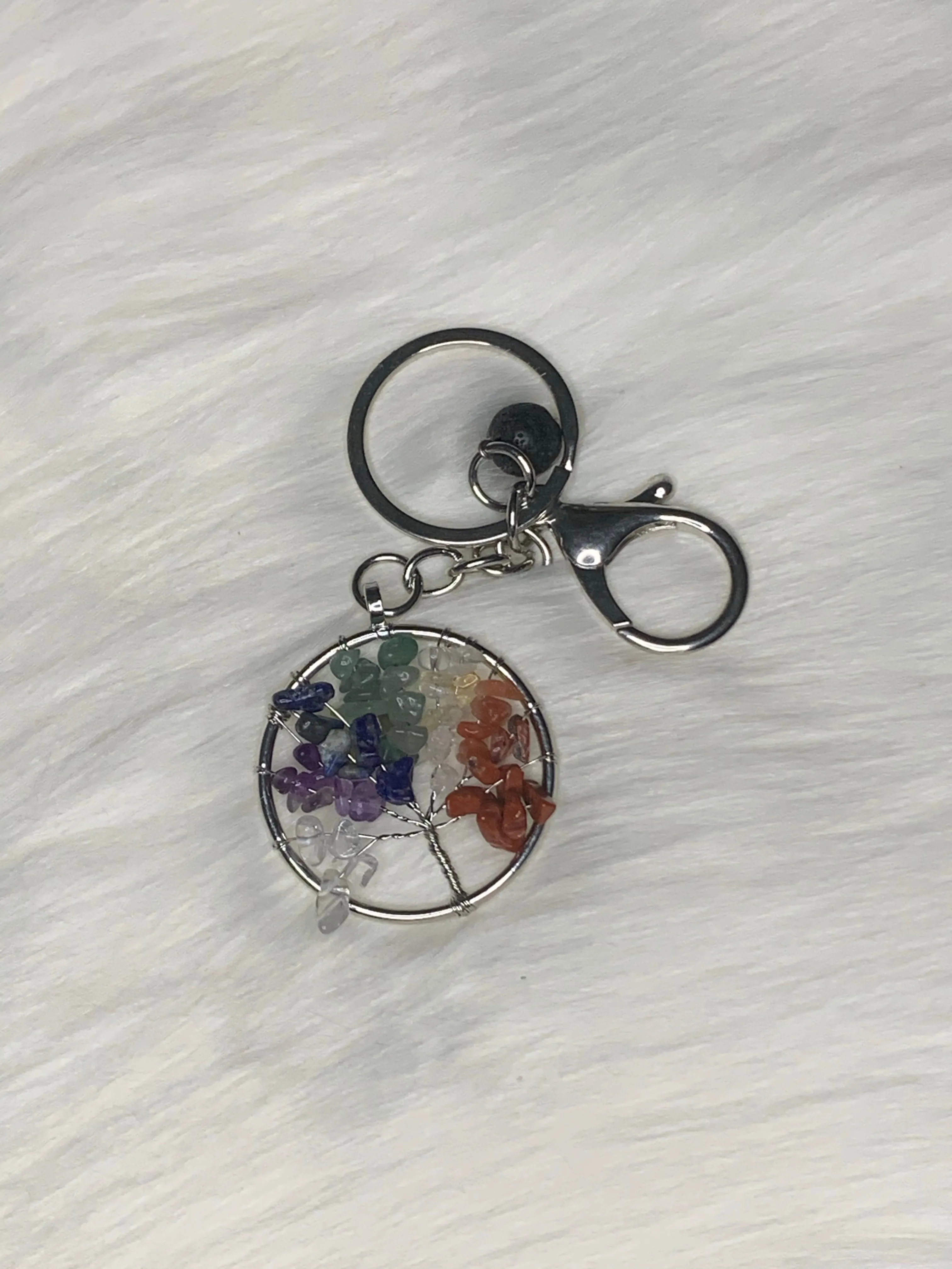 Tree of Life Lipgloss Keychain